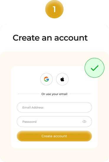 Create an account