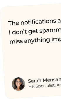 Customer testimonial